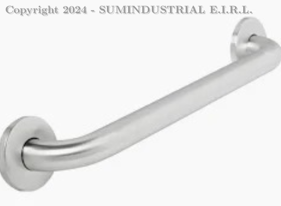 BARRA DE SEGURIDAD PARA BAÑO X 90 cm DE ACERO INOX DIAMETRO - SATINADO - SUS304 32mm