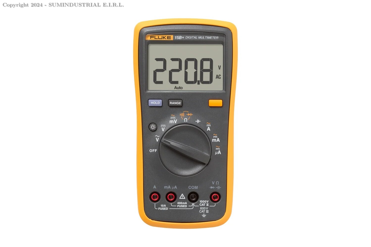 MULTÍMETRO DIGITAL FLUKE 15B+ ESP