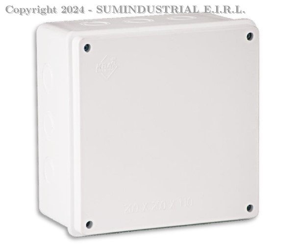CAJA PASO PVC 200X200X110MM KBA