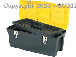 CAJA PLASTICA CON BANDEJA SERIE 2000 - CERRADURAS METALICAS 19-1/4