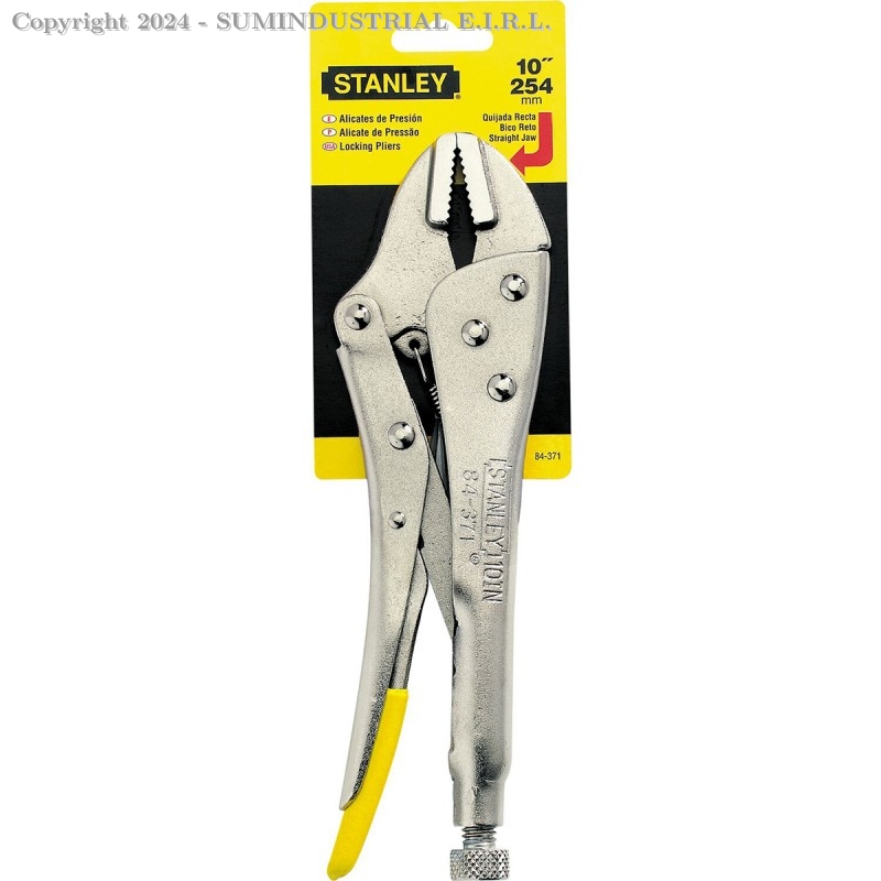 ALICATE DE PRESION 10 RECTO 84-371 STANLEY