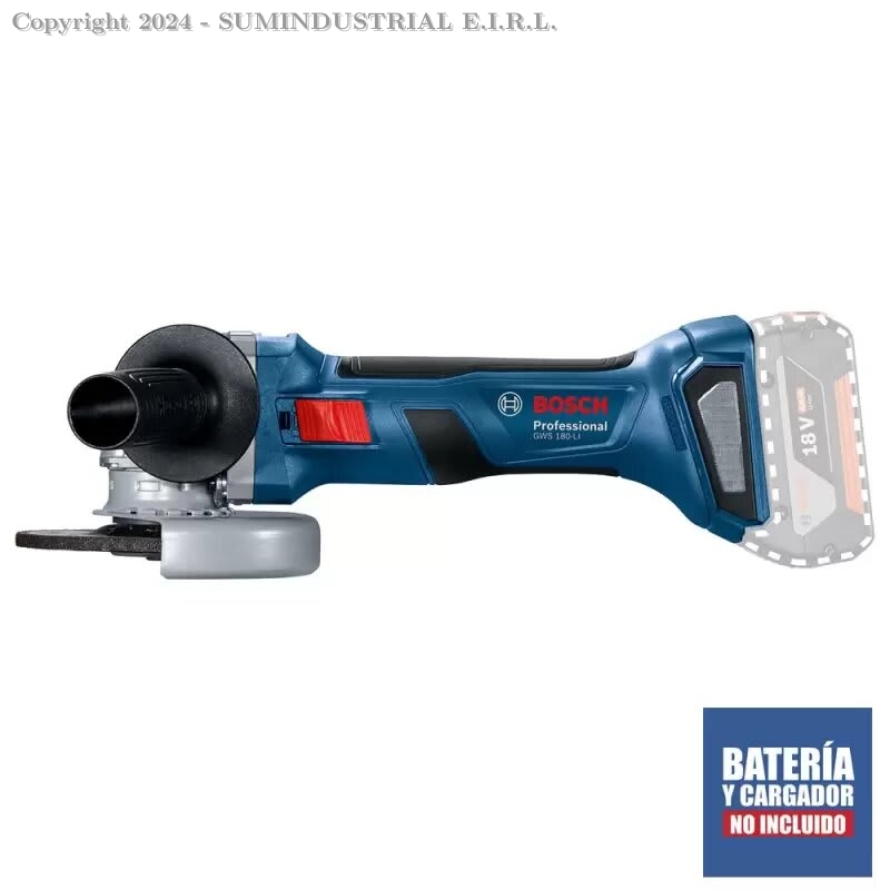 AMOLADORA INALAMBRICA BOSH GWS180LI 18V BOSH