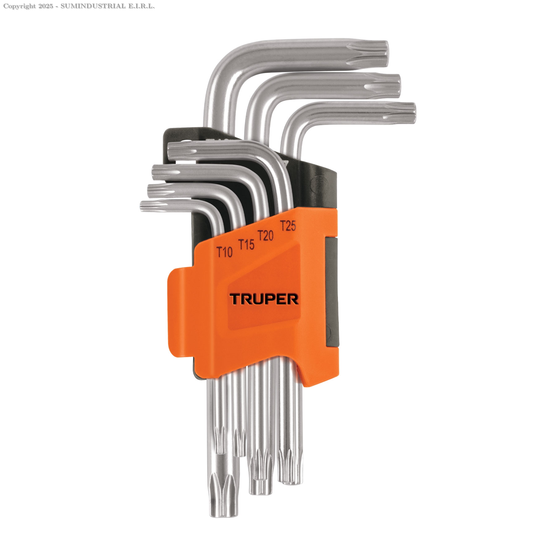 JUEGO DE 7 LLAVES TORX CON ORGANIZADOR, TRUPER 15552