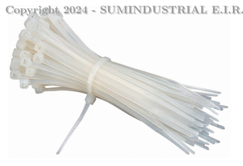 CINTILLO DE 300X4.8MM BLANCO (BOLSA 100 PCS.) CHS