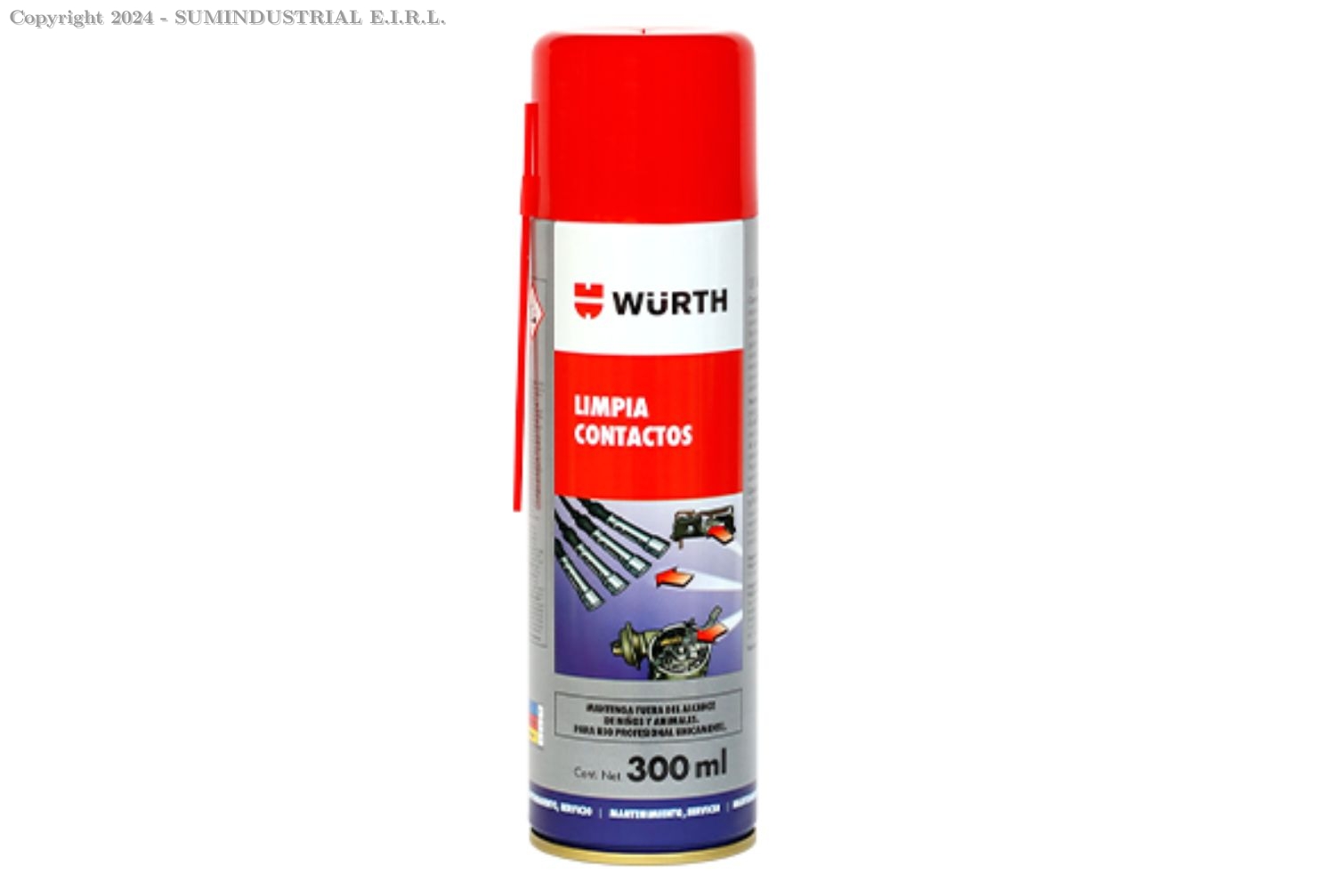 LIMPIADOR DE CONTACTOS 300ML WURTH 0089365200 