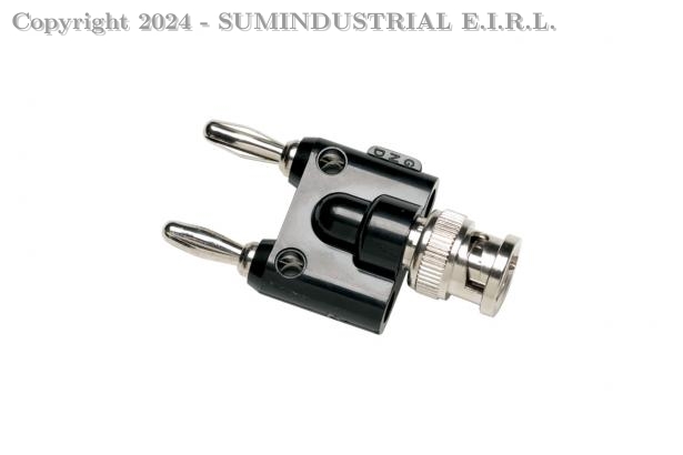 CONECTOR BANANA DE APILAMIENTO DOBLE HEMBRA A CONECTOR BNC FLUKE BP880