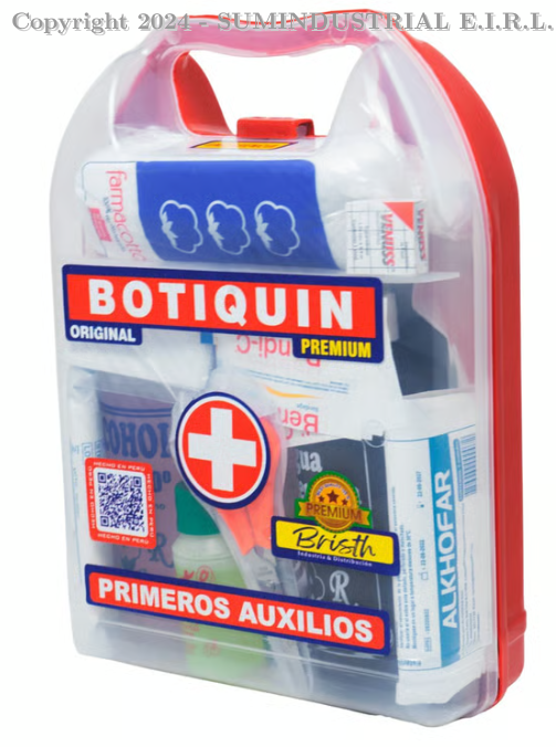 BOTIQUIN DE EMPERGENCIA TIPO LONCHERA 
