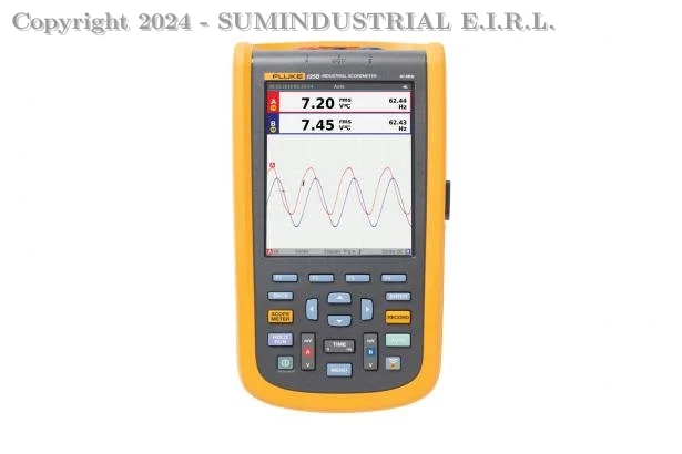 OSCILOSCOPIOS PORTÁTILES INDUSTRIALES SCOPEMETER® FLUKE 125B/INT