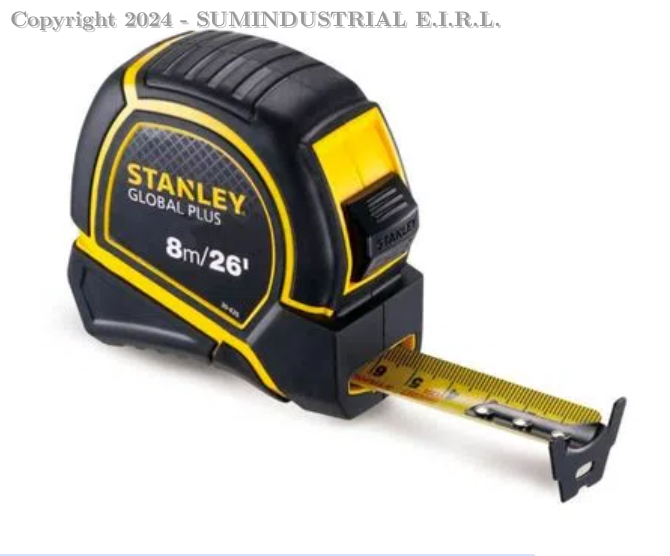 WINCHA DE 8 MTS 30-626 STANLEY