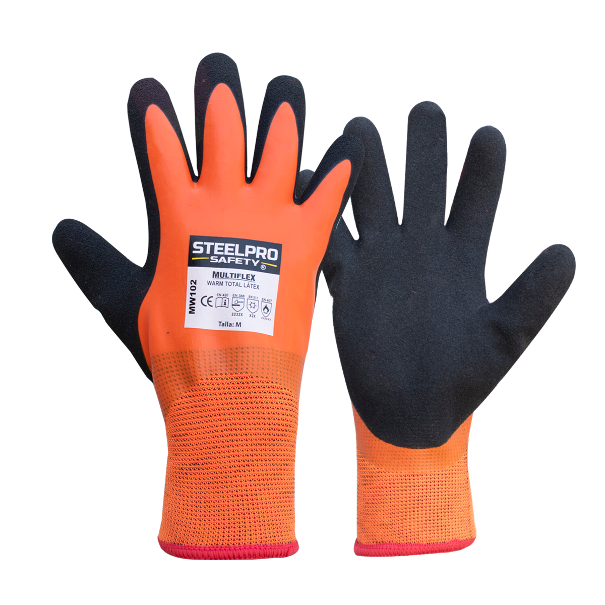 GUANTE MULTIFLEX MW102 WARM TOTAL LATEX / STEELPRO