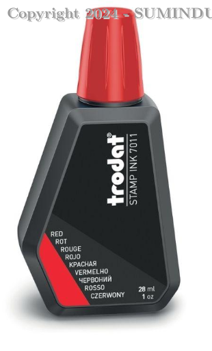 TINTA PARA ALMOHADILLA 7011 – 28ML – ROJO