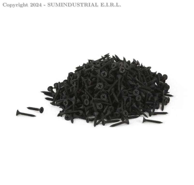DRYWALL TROMPETA P/FINA NEGRO 6 X 1