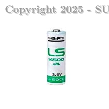 PILA DE LITIO  AA 3.6V 2.6Ah SAFT LS14500