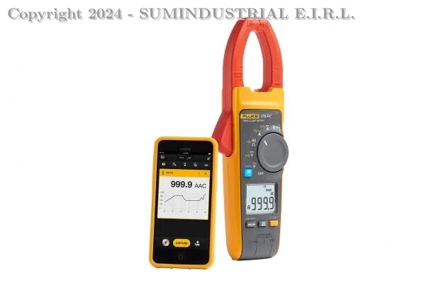PINZA AMPERIMÉTRICA DE VERDADERO VALOR EFICAZ DE CA/CC FLUKE 376 FC CON IFLEX®